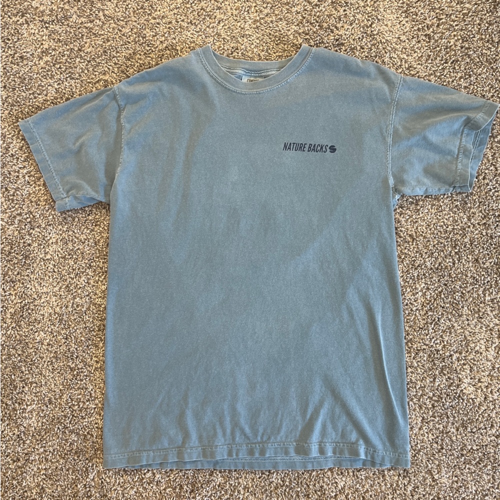 Teal Nature Backs Tee